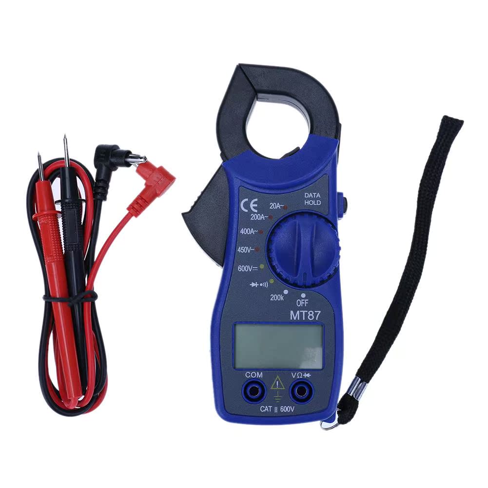 MT87 Digital Clamp Meter Multimeter AC/DC Ammeter Voltmeter