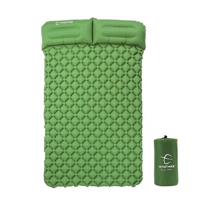 极速Double Sleeping Pad Fast Filling Queen Size Camping mat