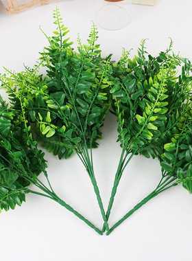 极速Artificial Flowers Plants Long Stem Plastic Persian Euca