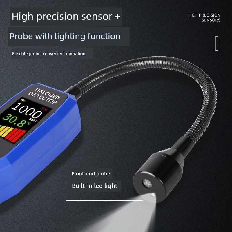 泰克曼TM618冷媒检测仪冷媒卤素检漏仪空调汽车测漏仪气体泄漏仪