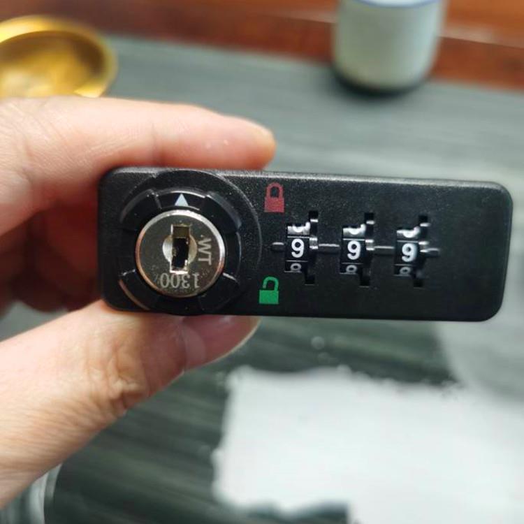 办公家具柜门密码锁铁皮文件柜更衣柜板式木板柜抽屉锁机械锁直销