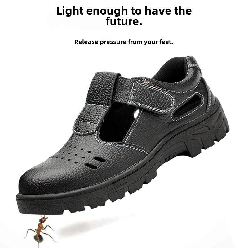 夏日男劳保鞋，大孔凉鞋，防摔，防刺，轻便，耐磨，无臭脚工作鞋,居家日用,防护鞋,淘宝优惠券,粉丝福利购,淘宝优惠卷