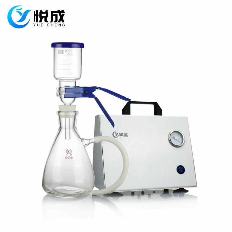 悦成 玻璃过滤器 滤膜过滤装置 上嘴抽滤瓶水系有机流动相液体过