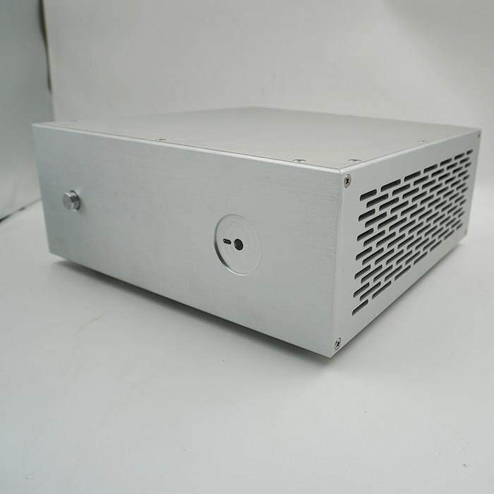 120多用途 前级 功放机箱 全铝合金 胆机外壳 DIY 全银色铝机箱