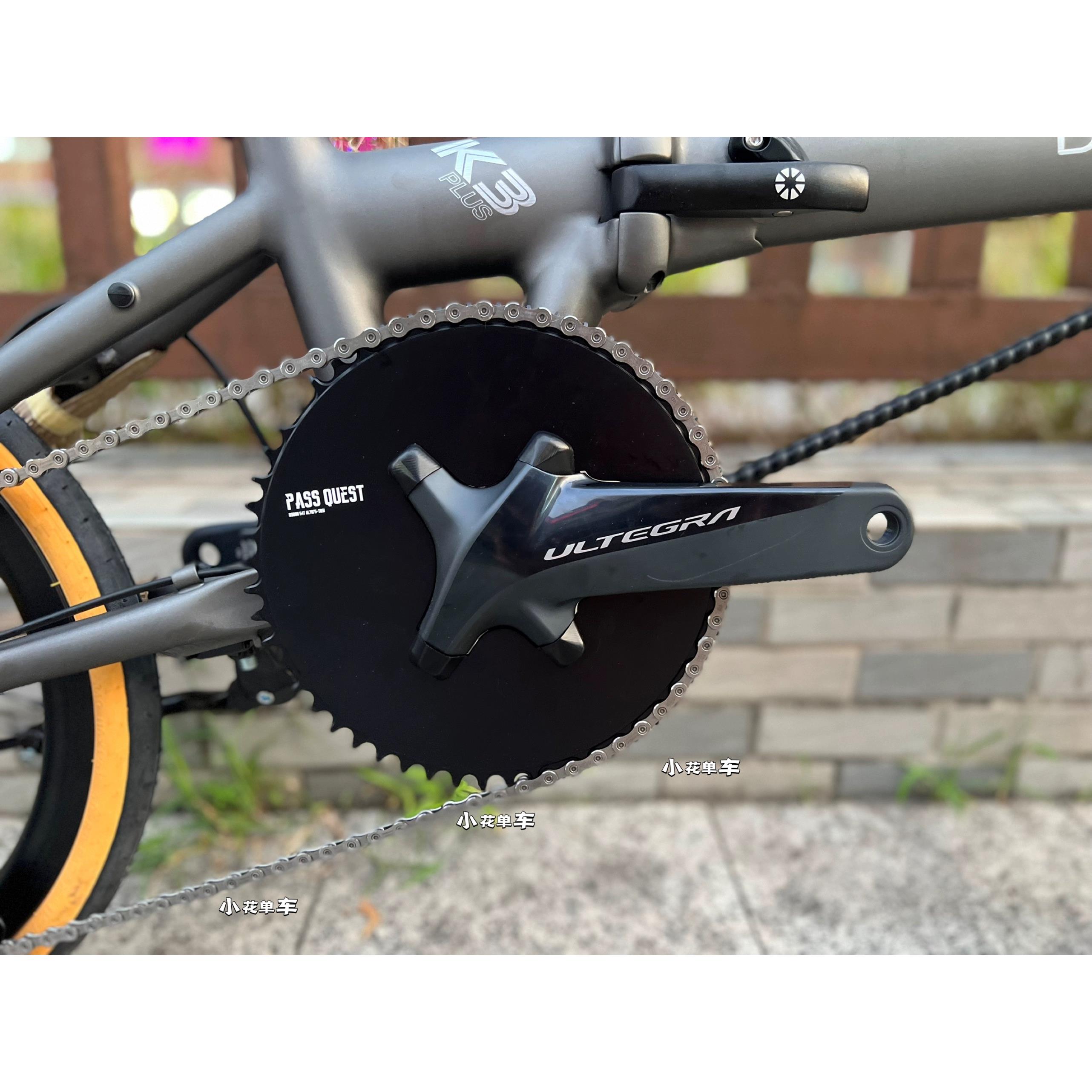 PASS QUEST 110bcd单盘6800 4700公路自行车4爪盘片正负齿牙盘