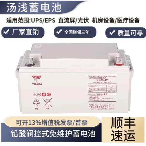 汤浅蓄电池NP100-12 12V100AH12V65AH12V120AH38AH24AH155AH200AH
