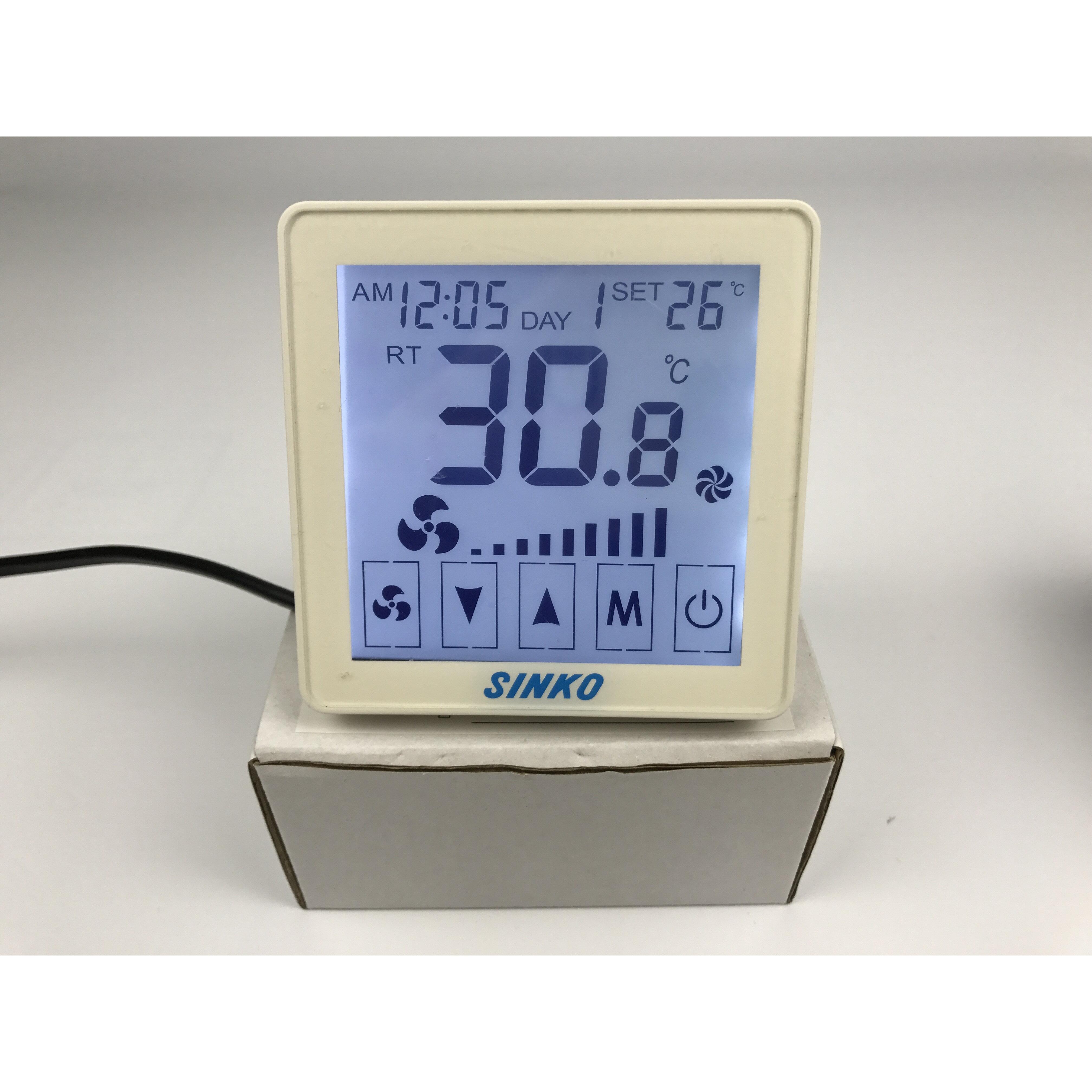 SINKO新晃空调专用温控器液晶触控屏幕温控面板STAC1401STDC1301
