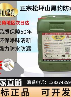 黑豹防水涂料卫生间屋顶防水补漏家装JS聚合物水泥基鱼水池防水胶