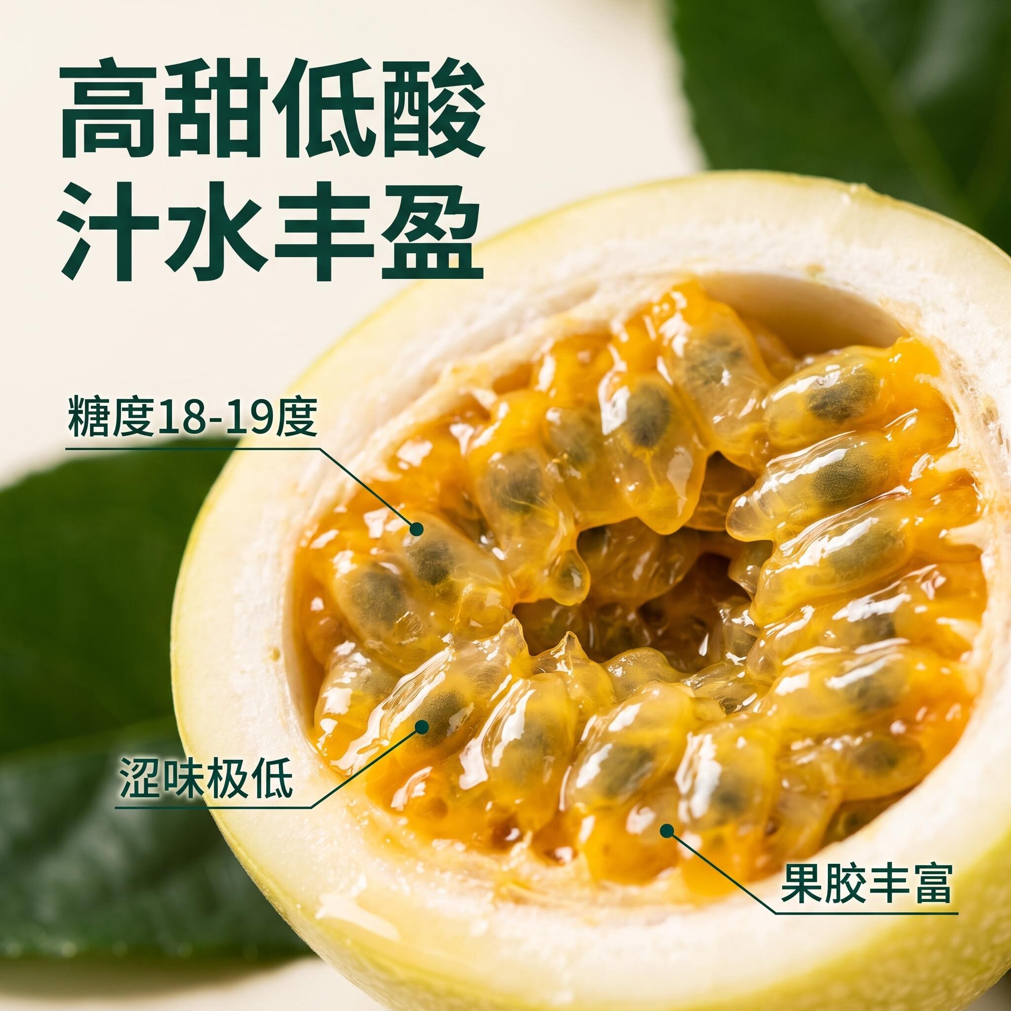 从江榕江钦蜜黄金百香果顺丰包邮