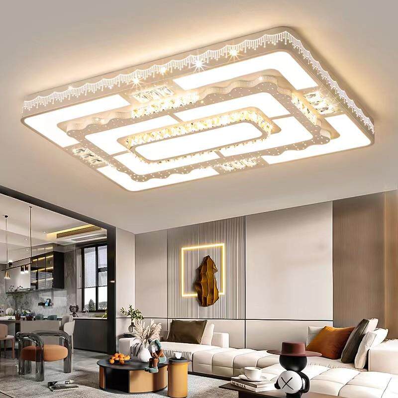 客厅灯2025新款现代简约大气大灯尺寸吸顶灯轻奢吊灯灯具主大厅灯