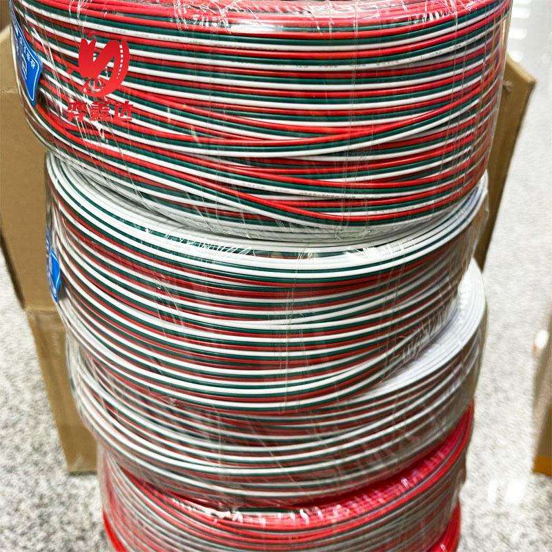 白绿红3Pin并线3芯排线0.5平方LED灯条连接线 1007 20AWG加粗线芯