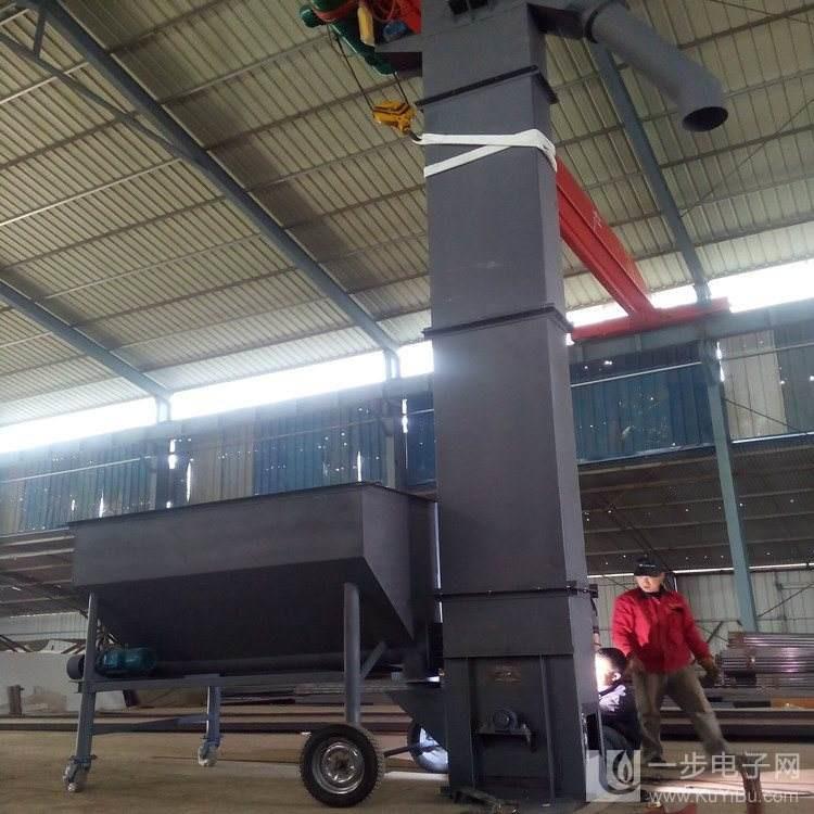 珍珠岩链条翻斗式提升机 大挖斗垂直上料机 钢斗式加料机Lj3