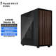 分形工艺机箱North XL全塔网孔主风冷玻璃EATX台式 下置胡桃橡木板