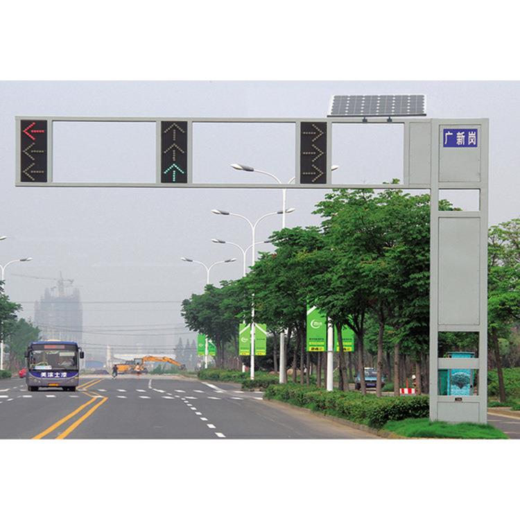 厂家自产自销悬臂10米一体框架式信号灯灯杆机动车信号灯杆