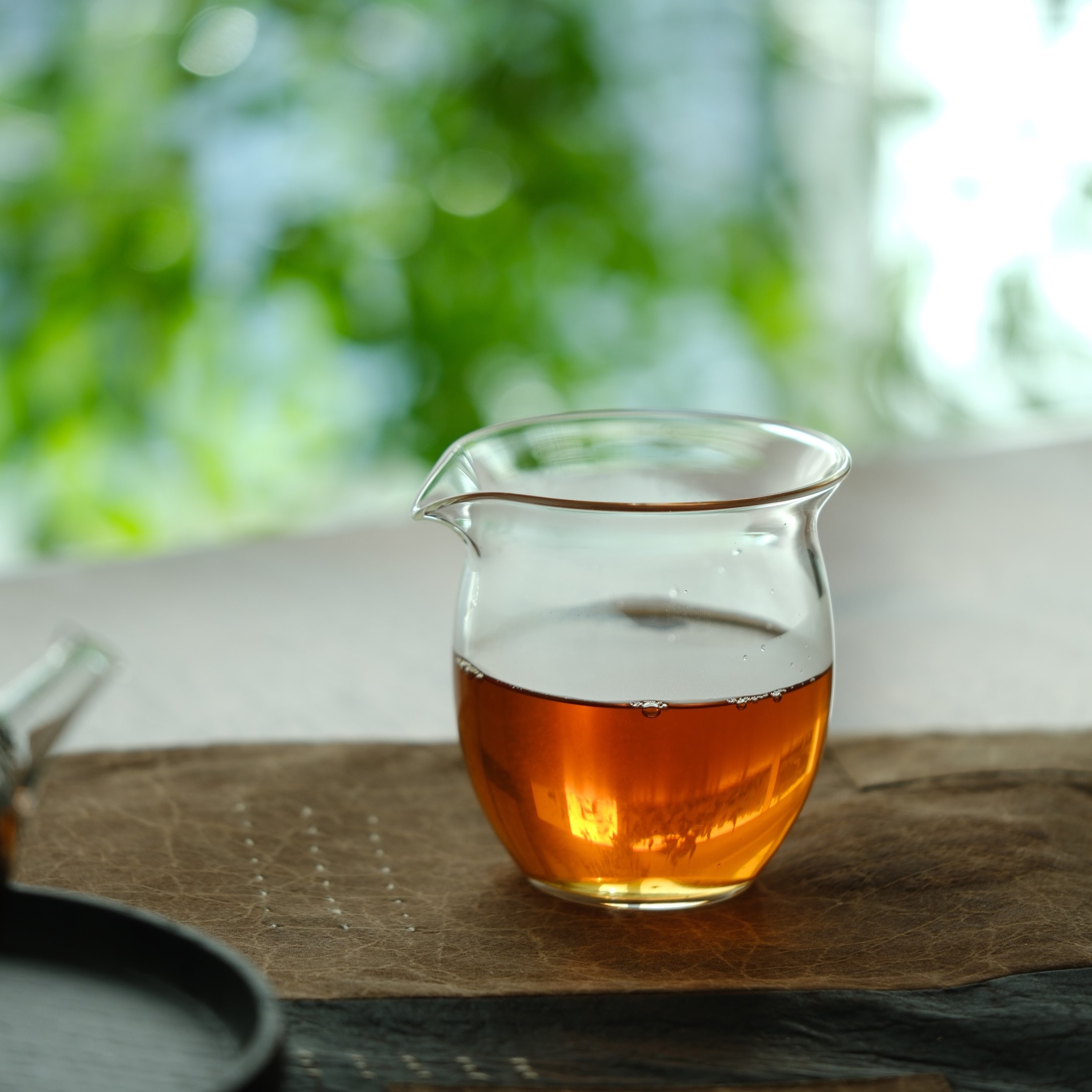 禾器同款公道杯透明玻璃家用茶具