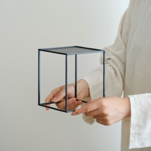 柒月里 铁艺小茶棚茶具收纳 日式多宝阁博古架展示置物架功夫茶具