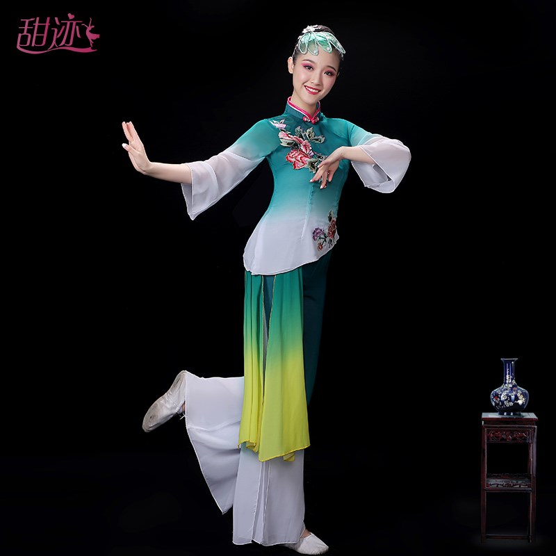 好货2025年新款秧歌咏荷舞蹈服装套装扇子舞现代舞古典舞演出服女