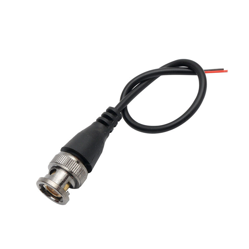 监控快速接线BNC公头 模拟视频Q9头连接线信号视频线配件 BNC跳线