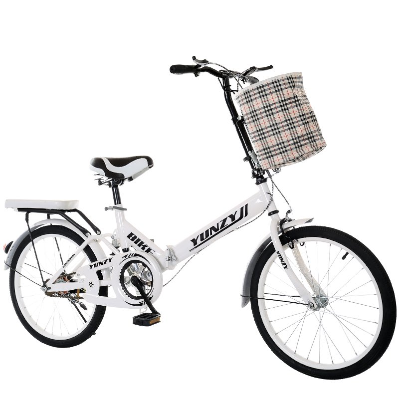折叠自行车大人超轻便携可放车后备箱女式学生20寸成年减震单车