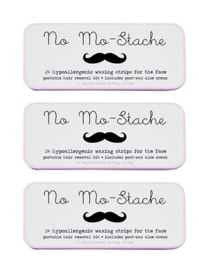 极速No Mo-Stache Lip Wax Kit 24 count 3 Pack - Skin Friendly