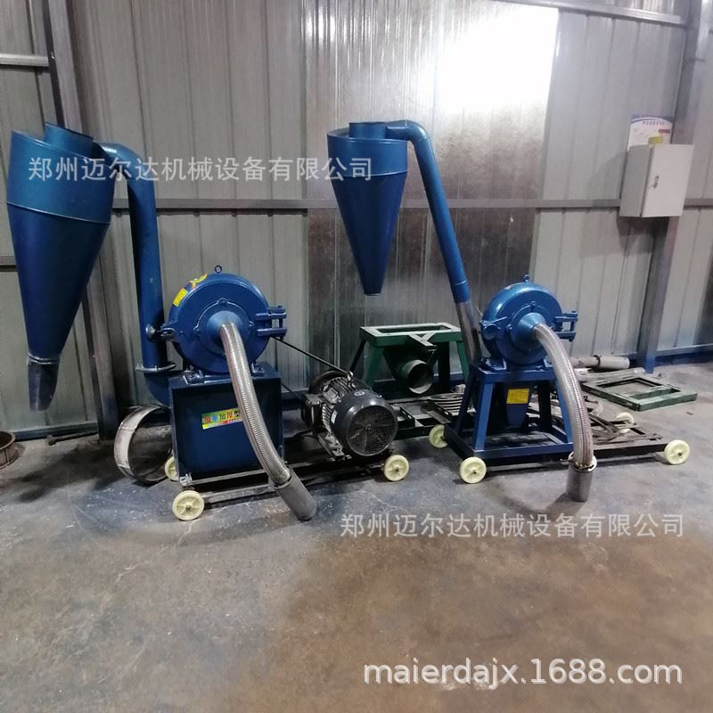 供应全自动自吸式齿盘粉碎机 玉米饲料磨粉机 沙克龙除尘粉碎机