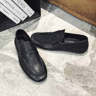 Classic handmade mens loafers summer High Quality Casual fla