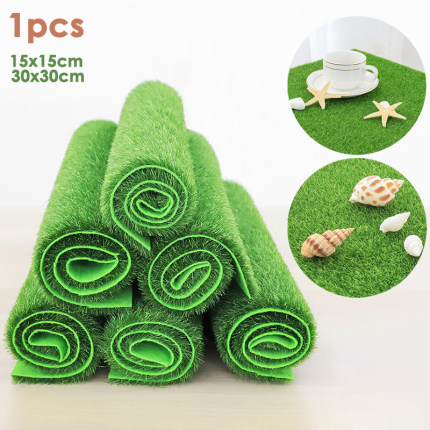 极速1PCS Garden Artificial Grass Outdoor Gardening Artificia