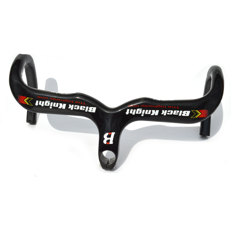 BK全碳纤维公路自行车一体弯把手跑车车把立管竞赛级超轻骑行配件