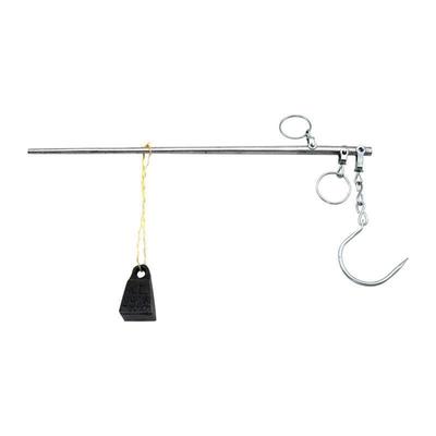 老式铝杆秤实心手提钩秤家用喜称手工精品秤10-150斤双面手提杆秤