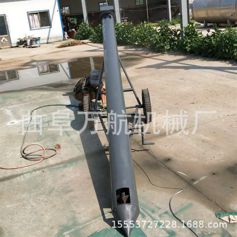 配套其他机械上料用螺旋提升机垂直进料输送机倾斜式提升物料