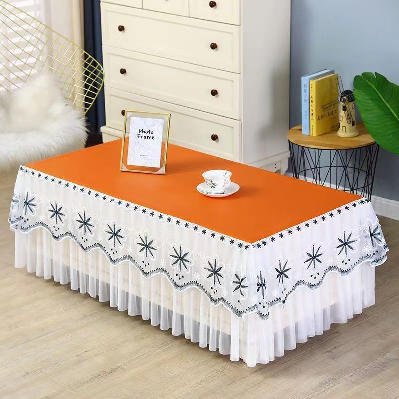 茶几桌布2023新款防水防油防烫油茶几桌布长方形上档次现代简约