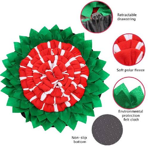 极速Dogs Snuffle Mat Pet Leak Food Anti Choking Mat Cat Dog