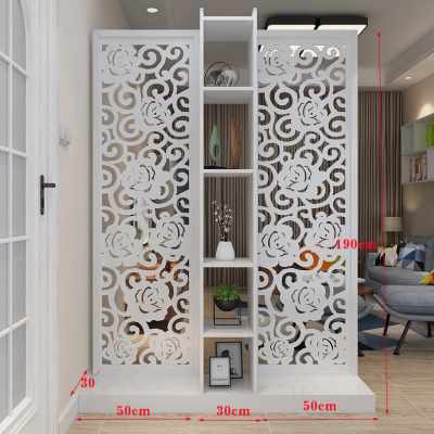 新品屏风隔断柜玄关柜客厅简约现代小户型镂空门厅墙卧室遮挡移动