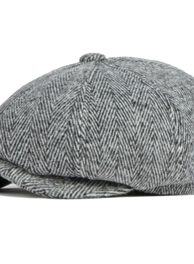 HT3336 Autumn Winter Cap Hat Thick Warm Men Beret Cap Male V