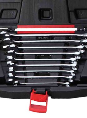 。E1527全抛光两用扳手9件套棘轮双开关口扳手汽车组套