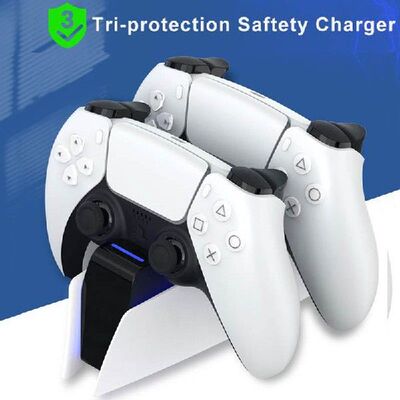 极速Dual Fast Charger For PS5 Wireless Controller USB Type-C