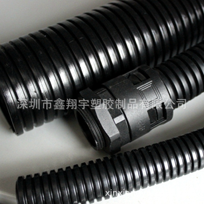 尼龙PA阻燃防水防油耐高温塑料波纹管穿电线护套 保护软管AD7.5mm