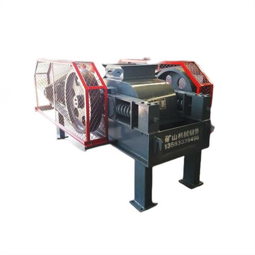 对辊式破碎机耐磨辊皮煤炭鹅卵石小型双齿滚制砂粉碎机2PG400*600