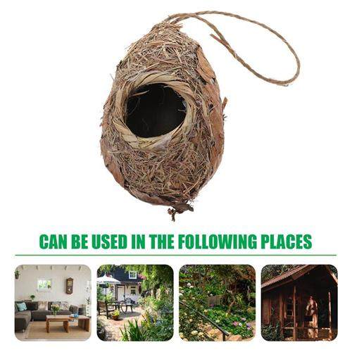 Hanging Bird Nest Birds Nest Bird House Outdoor Decorative