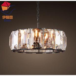 外贸出口RH美式复古新古典哈洛水晶吊灯个性客厅卧室别墅餐厅酒灯