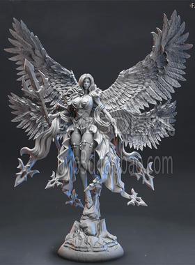 女武神天使战士合集3款棋子合集STL文件图纸3D打印模型素材非实物