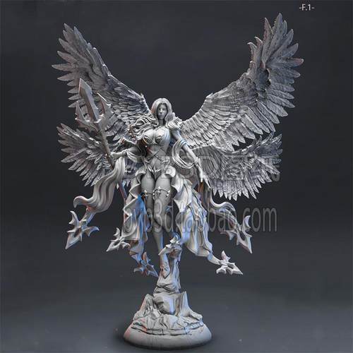 女武神天使战士合集3款棋子合集STL文件图纸3D打印模型素材非实物