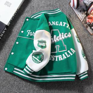 儿童装男童春装棒球服外套2026春秋款新款春季男孩帅洋气中大童潮