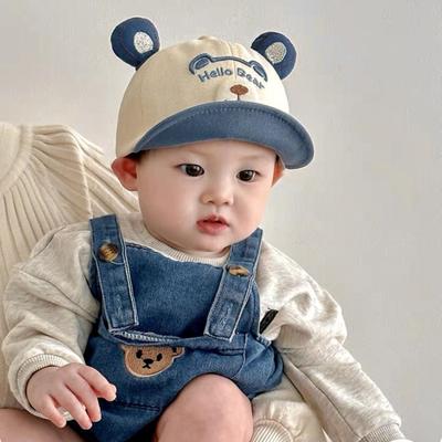 婴儿帽子春季新款鸭舌帽可爱