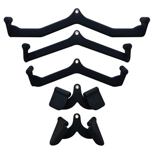 拉背把手划船高位下拉把手背部肌肉训练龙门架健身器材配件收纳架