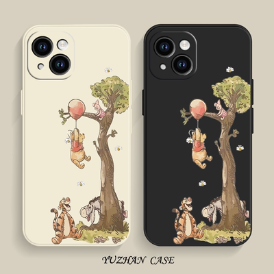 维尼熊简约卡通防摔软壳