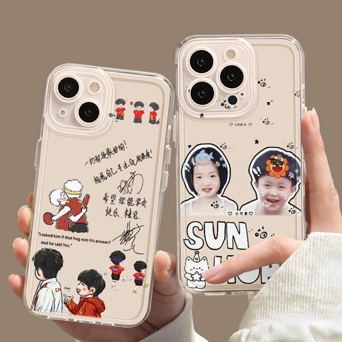 莎头大头莎莎周边防摔软壳