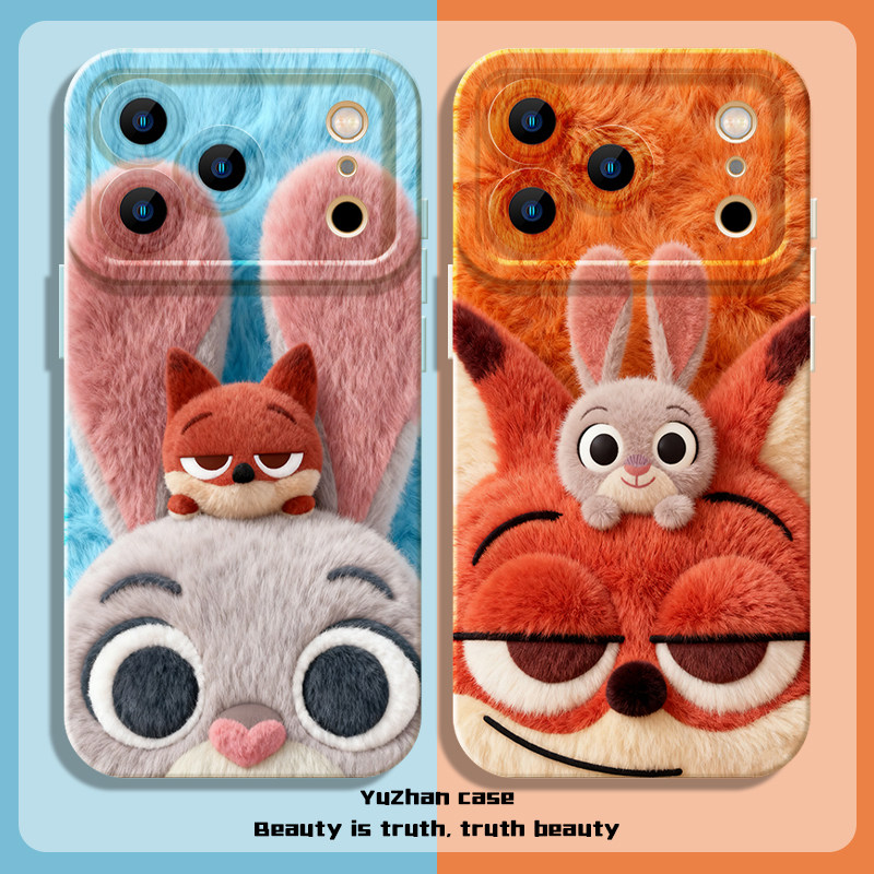 尼克朱迪情侣款防摔软壳