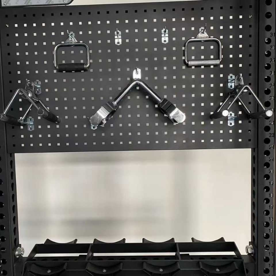 全新洞洞板收纳 rep深蹲架配件 洞洞置物板配15个挂钩 尺寸105x60