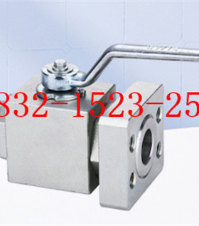 BKH-SAE420-20-D/S一端SAE整体法兰一端分体法兰高压球阀PN420bar